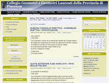 Tablet Screenshot of geometri-piacenza.it